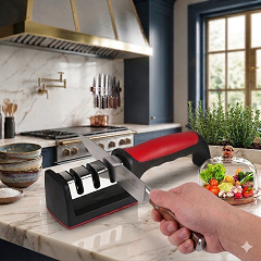 Kitchen 3-Segment Knife Sharpener